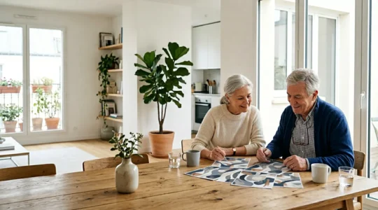 Vue d'ensemble représentant la planification financière de retraite avec conversion de capital en rente viagère