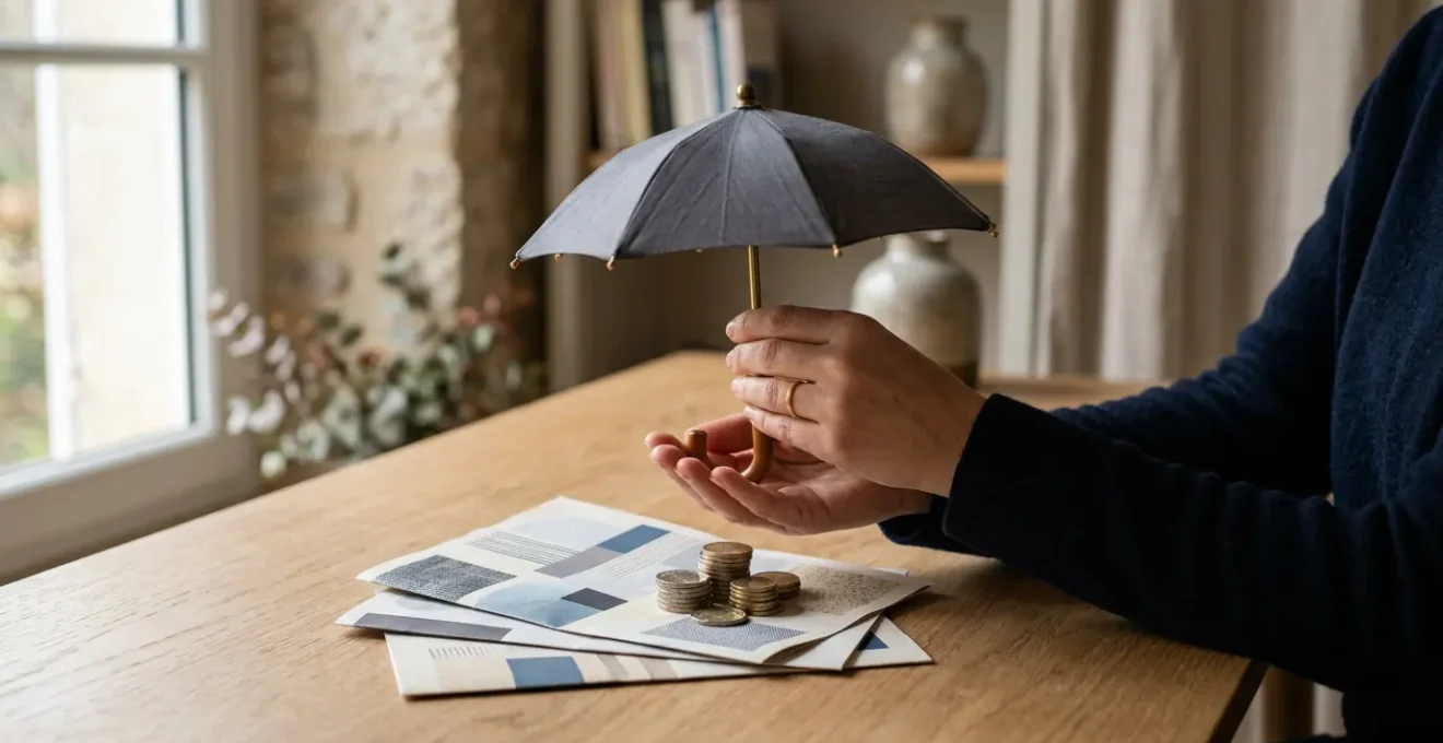 Personne planifiant ses finances personnelles face à un arrêt maladie, illustrant la sécurité financière et la protection sociale